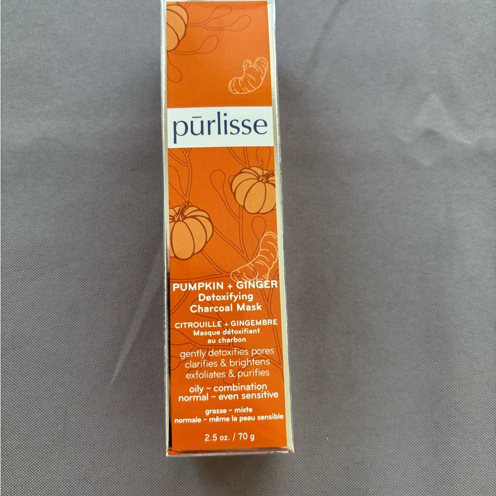 Purlisse Pumpkin + Ginger Detoxifying Charcoal Mask